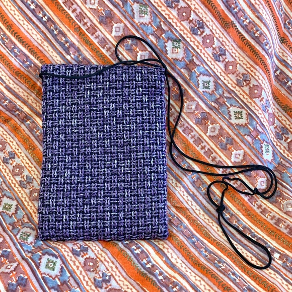 Boho Crossbody small fabric pouch bag - Picture 7 of 7